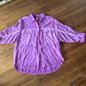 Pilcro purple blouse
